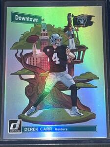 Derek Carr NFL 2018 Donruss Downtown #DT-6 SSP ダウンタウン