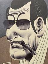 大友昇平 SHOHEI OTOMO 直筆ボールペン画 直筆サイン 東洲斎写楽 市川鰕蔵の竹村定之進 　大友克洋 AKIRA 平成聖母_画像3