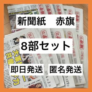 【新聞紙　赤旗】まとめ売り　梱包　消臭　オムツ　ペット　掃除　窓拭き