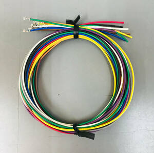 送料185円■新品80cm30本■AWG26 AWG28 電線 ケーブル UL1007 端子付 圧着 0.8m■JAE JST コネクタ プリント基板 ユニバーサル基板