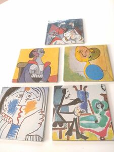 パブロ・ピカソ　防水コースター　５枚組　絵画　画家　PICASSO