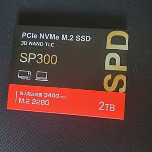 a763 SPD製SSD 2TB M.2 2280 PCIe Gen3x4 SP300-2TNV3