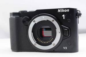 ★シャッター回数＝392回★ Nikon 1 V3 18.4MP ミラーレス一眼 ボディ ブラック (M993-1)