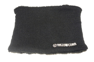 送料無料■イエローコーン(YellowCorn) 防寒ネックウォーマー　裏ボアで肌触りが良く暖か　新品　YN-001-BK