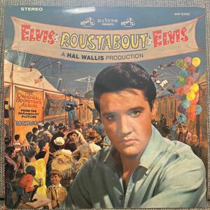 【見開きジャケ　サントラ　LP】青春カーニバル/エルヴィス・プレスリー　ROUSTABOUT〜ELVIS PRESLEY AN O.S.T ジャンク