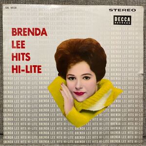 【ペラジャケ　LP】BRENDA LEE HITS HI-LITEブレンダ・リー・ヒッツ・ハイライト/ブレンダ・リー　：DECCA SDL-10130 稀少盤