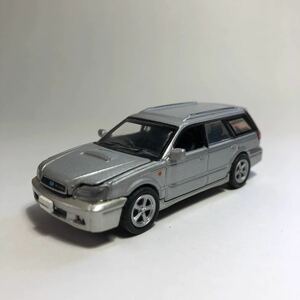 targa TACCAR 1/64 SUBARU LEGACY THE BOXER タルガ タッカー スバル レガシィ ツーリングワゴン GT-B プレミアムシルバー（ルース品）BH