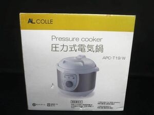 AL COLLE アルコレ APC-T19/W 圧力式 家庭用 電機鍋 2016年式 炊飯器 鍋
