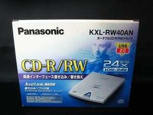 Panasonic パナソニック KXL-RW40AN ポータブル CD-R/RW ドライブ