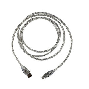 [D0025]IEEE 1394 FireWire 400 cable 6pin-4pin 1.0m i.LINK*DV