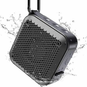 KIYEDAM BT525 Bluetoothスピーカー完全ワイヤレス ミニ 小型miniコンパクトポータブルスピーカー IPX7防水 低音大音量 TWS対応 ブラック