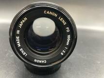  【10661】Canon LENS FD 100mm 1:2.8 カメラ レンズ ジャンク _画像2
