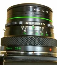 【ヴィンテージ】ZENZA BRONICA ゼンザブロニカ ETR S AE-Ⅱファインダー　ZENZANON 75mm F2.8　62mm L-1B 動作未確認　現状品　ジャンク_画像5