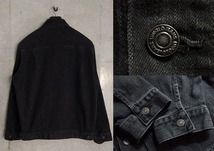 美品♪UNIQLO 20AW 311-425420 DARK GREY XL 2nd 507XX型 廃盤 名作 ブラック系 ストレッチデニムジャケットセカンドユニクロリーバイス_画像3