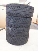 カールソン　BRIDGESTONE　17×７J　５H　112　スタッドレス　225/45R17 2019年　タイヤホイール4本セット「2105-9637-RI」_画像6