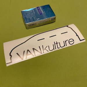 VANkulture シルエット　抜きステッカー　ブラックオイル USDM ミニバン ヴァンカルチャー バンカルチャー シエナ クエスト オデッセイ