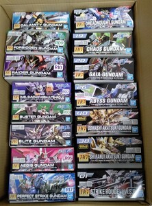 HG SEED系15個セット パーフェクトストライク アカツキ ルージュ IWSP 他