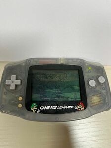 GBA ゲームボーイアドバンス本体　マリオバージョン　ジャスコ限定とポケモンエメラルド付き