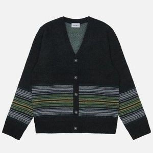 美品 21AW Carhartt WIP Dillon Cardigan Sサイズ ディロン カーディガン ニット セイター ブラック カーハート ワークインプログレス