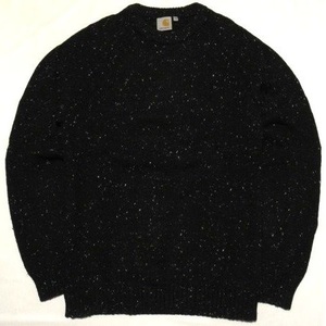 Carhartt WIP Anglistic Sweater Sサイズ セーター ブラック カーハート ワークインプログレス