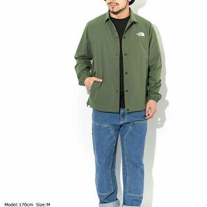 新品 Ｌサイズ ザ ノースフェイス ジャケット メンズ ストレッチ コーチ the north face Streach Coach コーチジャケット NP22031 オリーブの画像1