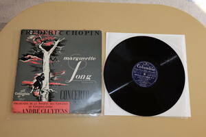 マグリット・ロン　ショパン、ピアノ協奏曲2番　仏コロンビア盤　＋ギフトレコード1枚