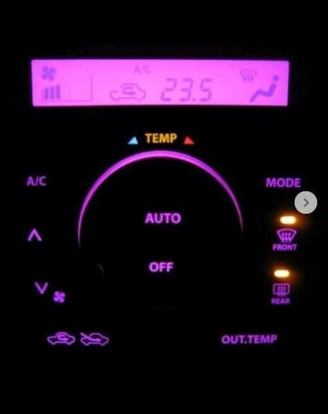 ☆LED打ち換え済みエアコン操作ユニットです!☆