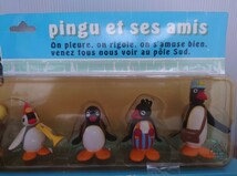 希少 レア Pingu ピングー フィギュア マスコットセット (みんな) Pingu et ses amis 未使用品_画像3