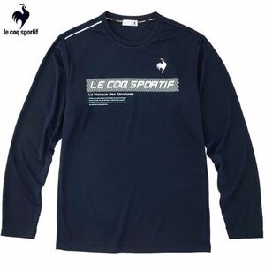 le coq sportif ルコックスポルティフ テニスウェア 長袖Tシャツ ネイビー(紺色) QTMUJB00 メンズM 新品