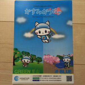 かすみがうにゃ　クリアファイル　かすみがうら市　公式キャラクター