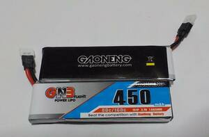 送料９４円から 2個セット K110 汎用3.7Vリポバッテリー 450mAh GNB V977等 バースト160C!