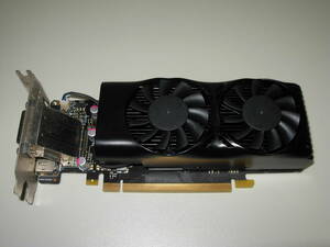 【送料込】MSI GEFORCE GTX1050Ti 4GT LP 中古動作品 ファン新品パーツに交換 ロープロファイル グラフィックカード メンテナンス