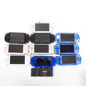 【ジャンク】SONY ソニー PlayStation Portable プレイステーション・ポータブル PSP 1000 2000 3000 本体 10点セット K3677