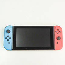 Nintendo ニンテンドー Switch スイッチ 本体 HAC-001(-01) Joy-Con ジョイコン（L） ネオンブルー/（R） ネオンレッド CO2832_画像3