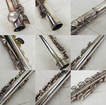 YAMAHA ヤマハ フルート 211S ESTABLISHED IN 1887 ケース付 金管楽器 吹奏楽器 音楽 K3572_画像8