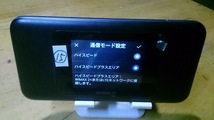 値下げ！ポケットwifi UQmobile W06 Speed wifi NEXT WIMAX2+ 青黒 SIMフリー (15) BT膨れ有り_画像2