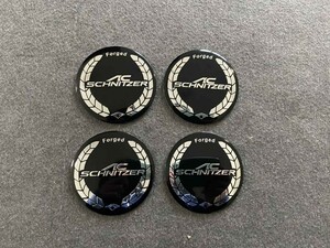 AC SCHNITZER ホイール センターキャップシール 56.5ｍｍ 4枚セット アルミ製 カーステッカー 自動車 ●189番