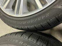 ジャガー(X351) XJ 純正+ピレリ9.0分山以上冬タイヤ245/40R20 275/35R20 9J 10Jオプション20インチX350 X358にも！希少レア品手渡し可岐阜_画像6