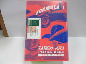 新品　1/43　タメオ　メタルキット　ロータス　ホンダ　T99　ブラジルGP　1987　絶版