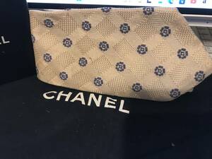 美品CHANELシャネル可愛い花柄ネクタイ本物￥500から