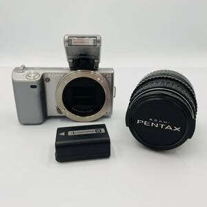SONY ソニー NEX-5 デジタル一眼 通電未確認 レンズ PENTAX 1:1.4 50mm