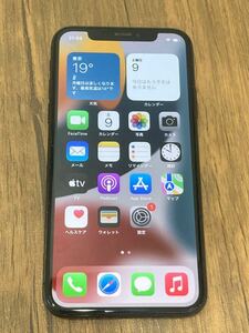 12-019 Softbank iPhoneX 64GB スペースグレイ 本体のみ 動作品 利用制限◯ スマートフォン