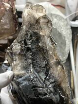 【とても綺麗な形】ブラジル産 エレスチャルクオーツ（骸骨水晶） 約1.3kg 磨きなし 1202_画像5