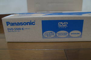 パナソニック DVDプレーヤー DVD-S500-K　未使用