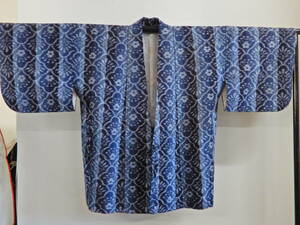 < silver. axe > hand weave Indigo .* tree cotton Kurume . on trim * a bit put on *lime-k also 