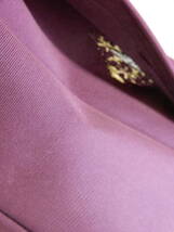 ＜銀の斧＞正絹・手綴れ織り・金封ふくさ・2つまとめて・紫色と濃い朱色_画像7