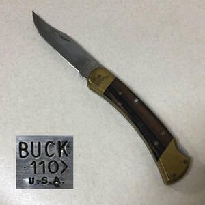 【B590】BUCK バック ナイフ 110 フォールディングナイフ USA製