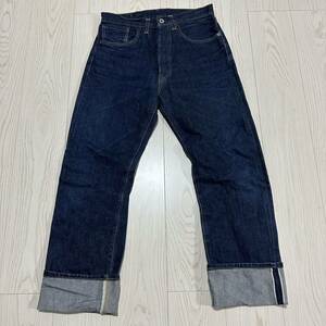 C229 LEVI'S リーバイス S501XX ボタンフライト 555 バレンシア ビッグE 赤耳 セルビッチ ジーンズ デニム W32 L36