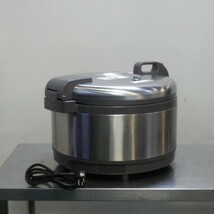 2011年製 パナソニック 業務用 IH ジャー 炊飯器 SR-PGB36P 2升 単相200V W502D429H344mm 重量14.3kg 傷あり_画像7