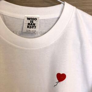 【新品】Banksy バンクシー Tシャツ 白 限定品 レディース BANKSY 半袖 アメリカ